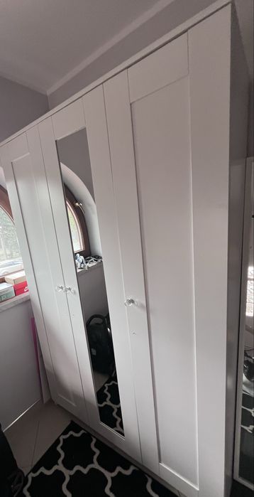 Brimnes szafa ikea z lustrem biała