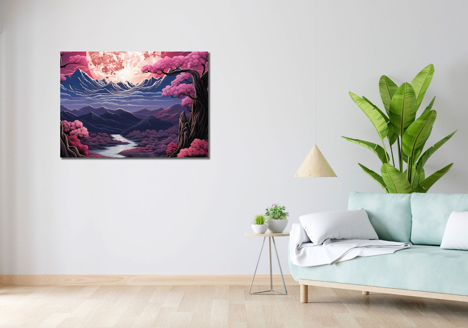 Obraz 100x70cm Różowa Kraina Marzeń
