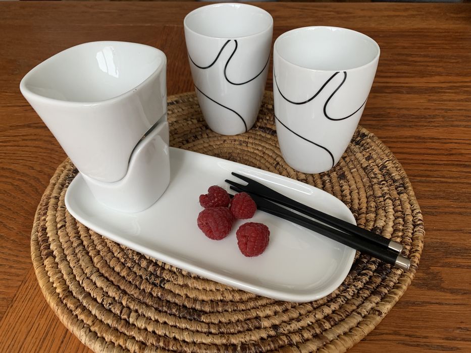 MENU Porcelanowy zestaw do fondue czekoladowego