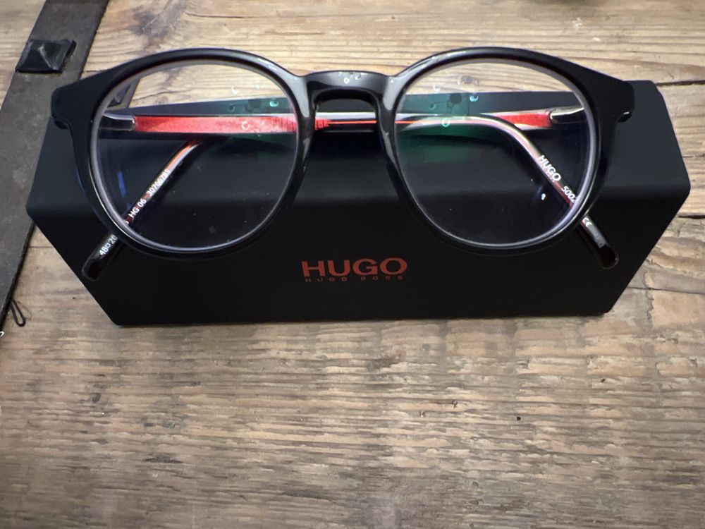 HUGO BOSS okulary korekcyjne plus etui oryginalne