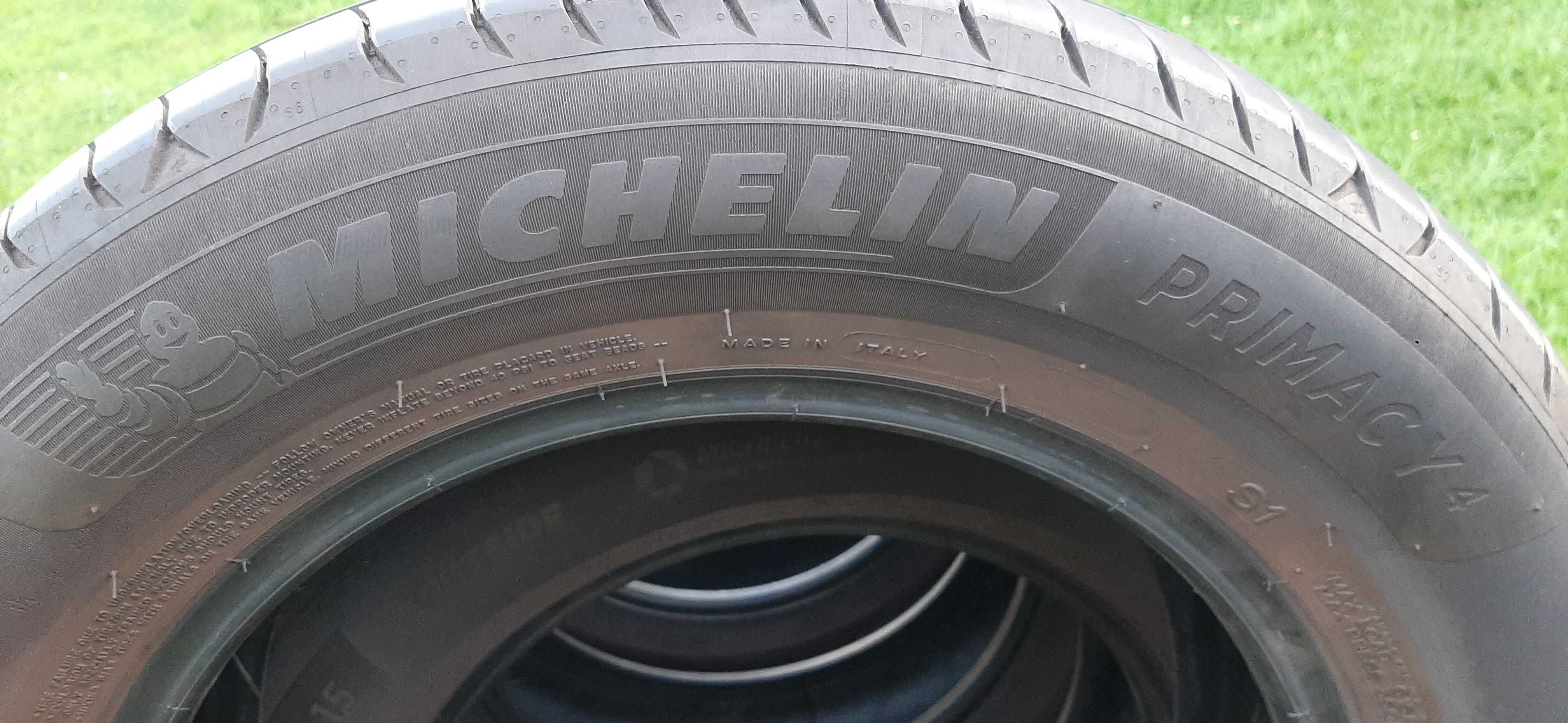 195/65R15 Michelin Primacy 4 S1 opony letnie 4 sztuki wysyłka jak nowe