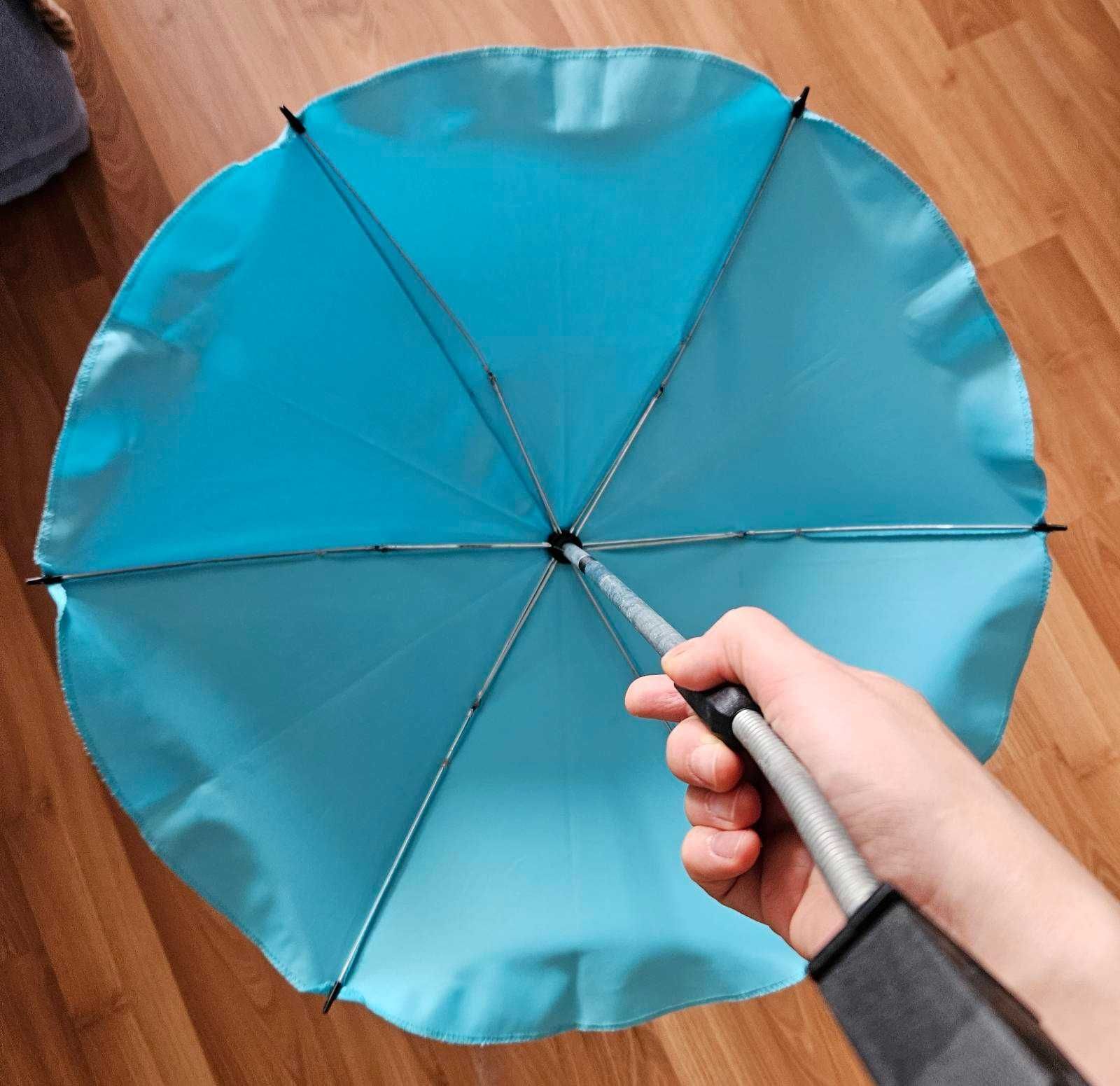 Parasolka parasol do wózka turkus 68 cm