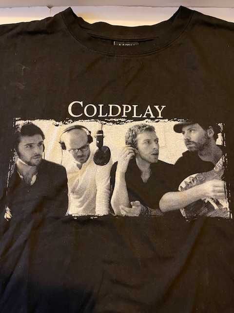 Koszulka bawełniana t-shirt Coldplay Moon rozmiar L