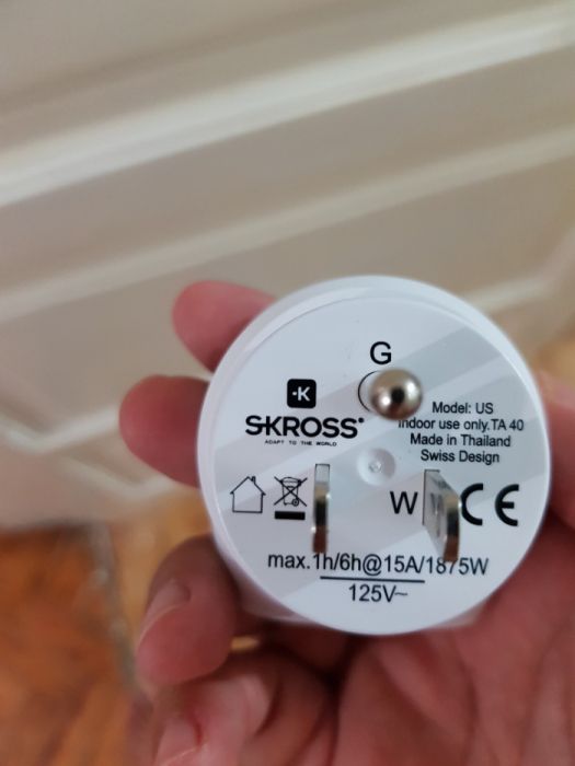 Skross adaptador Europa para usa