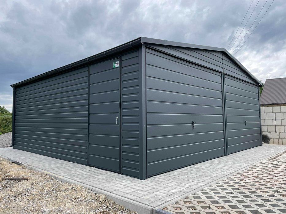 Garaż blaszany, WIATA. WZMOCNIONY PROFILAMI. Producent. Cała Polska