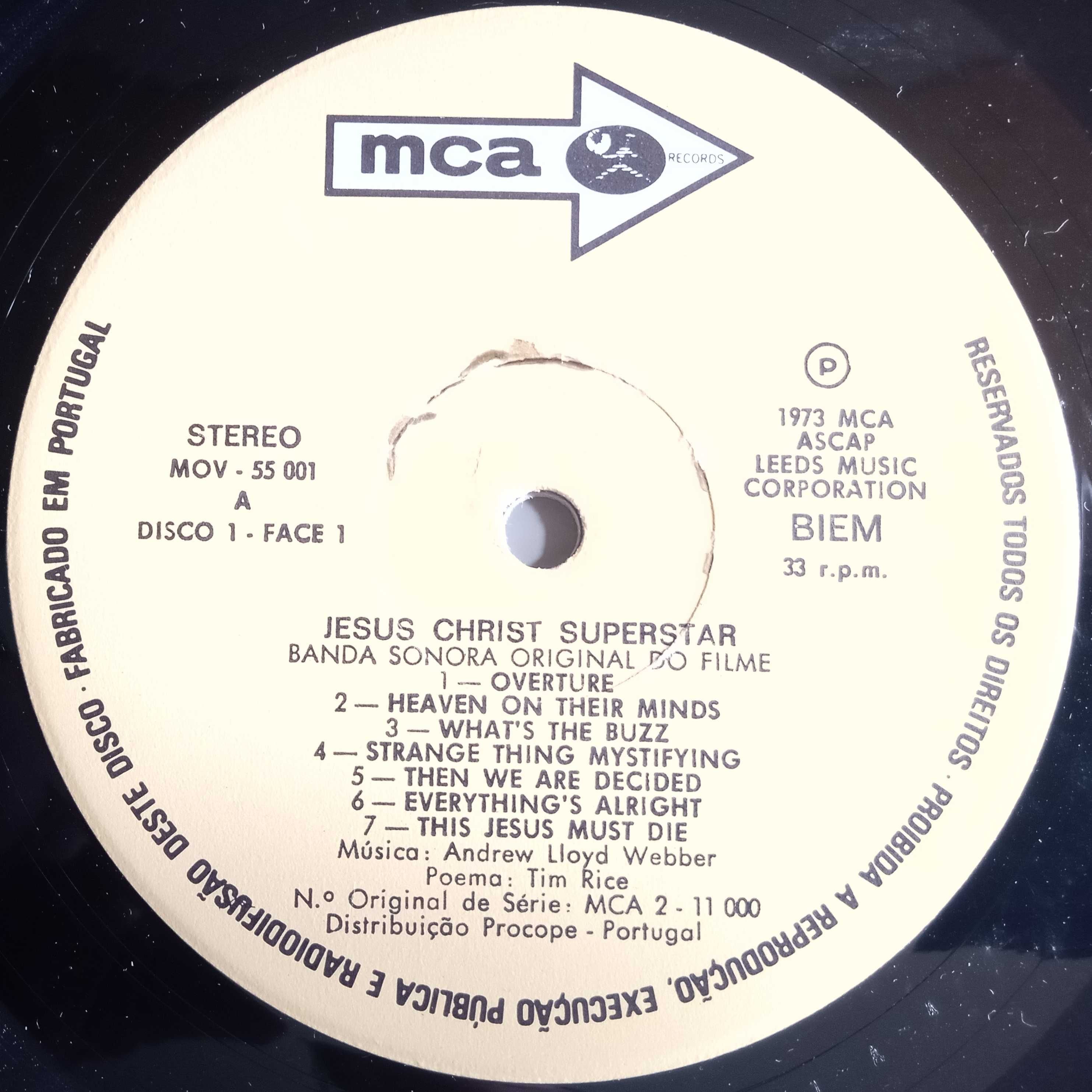Jesus Christ Superstar - - - - - Banda Sonora - - - - - 2 X LP