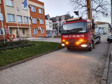 Wynajem , Usługi Podnośnikiem Koszowym 18 M oraz minikoparką