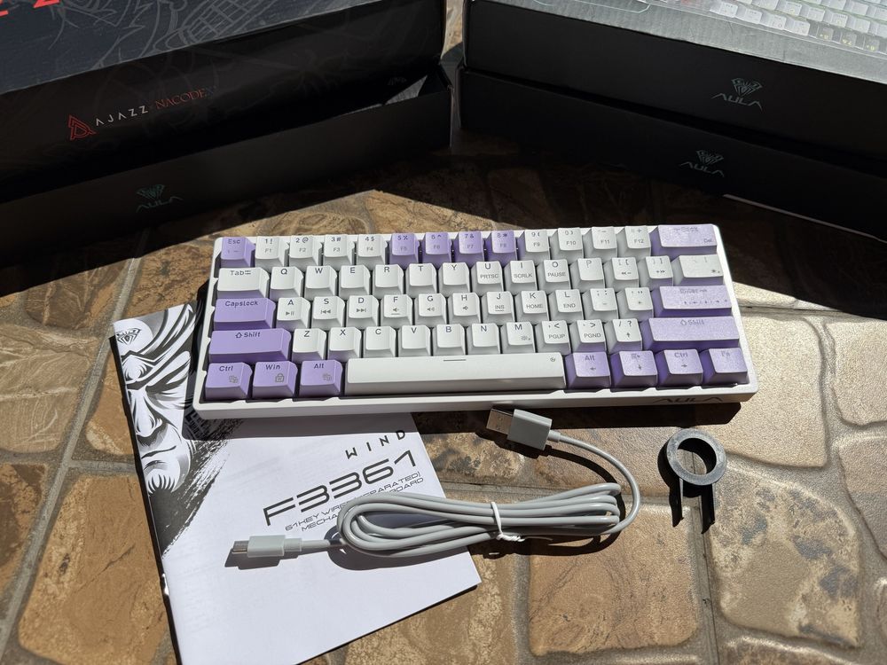 ‼️AULA F3361 — 60 % з RGB за доступною ціною‼️ЦІНА ПОСТАЧАЛЬНИКА‼️