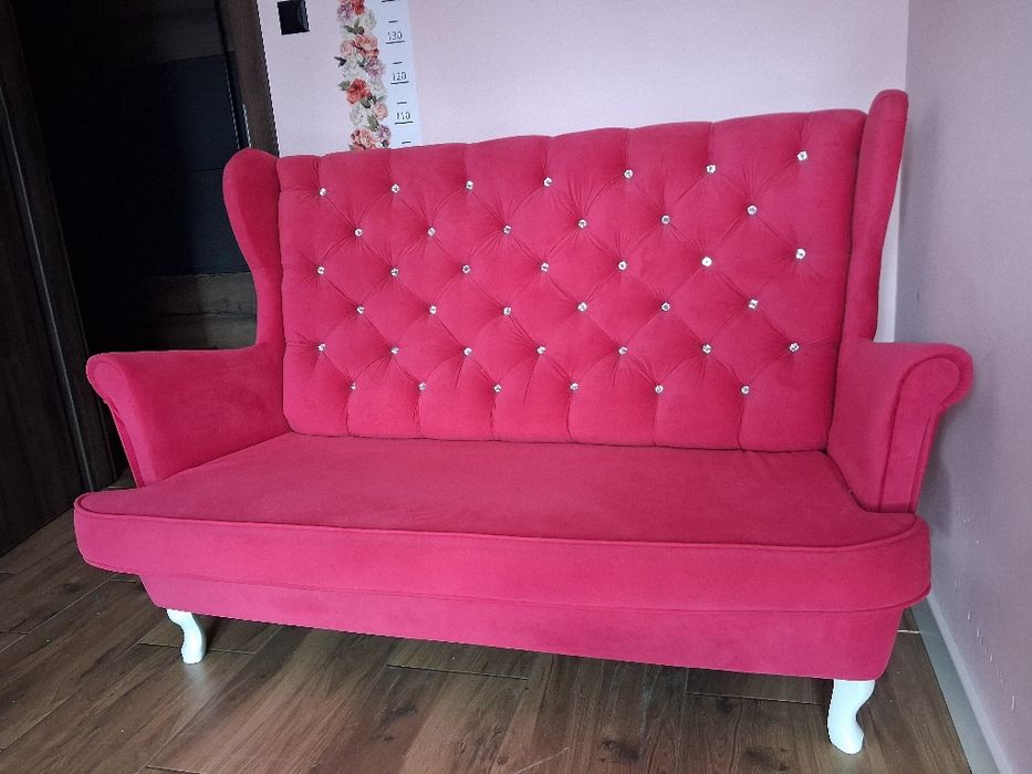 Kanapa Sofa uszak różowa pik
