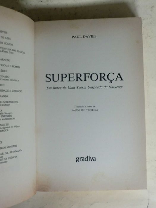 Superforça
de Paul Davies