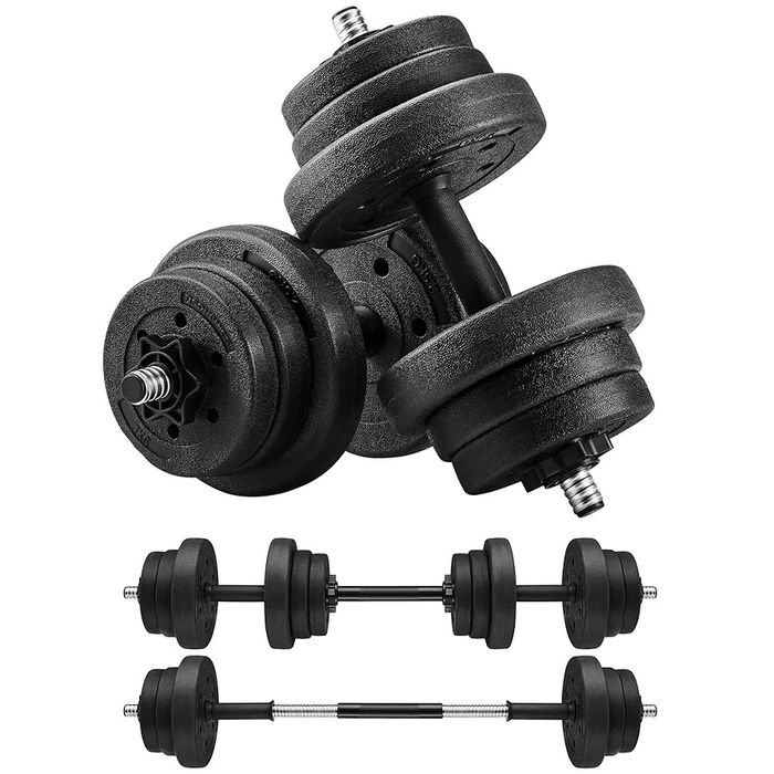 Zestaw hantli 2x10 czarne