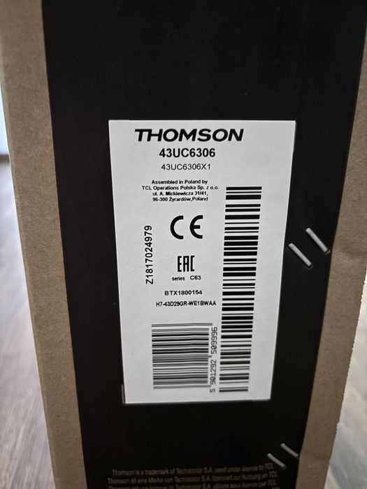 Telewizor Thomson 43cale