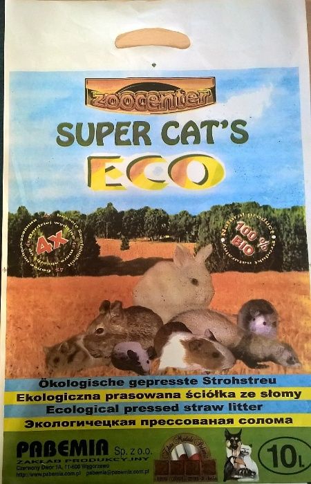 sprzedam -słoma granulowana- pellet 50 l(10l x5)