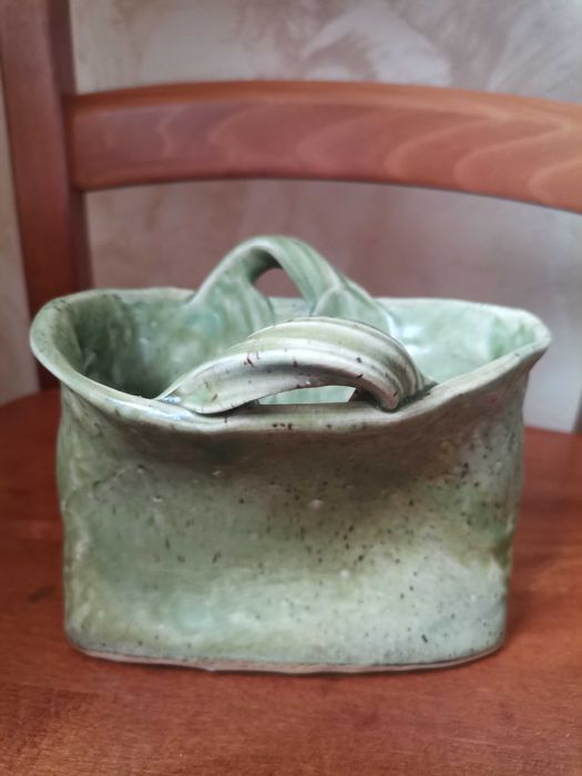 Ozdoba ceramiczna - torebka