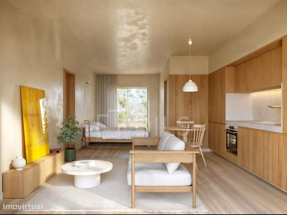 Apartamento T0 com varanda, em Alcácer do Sal