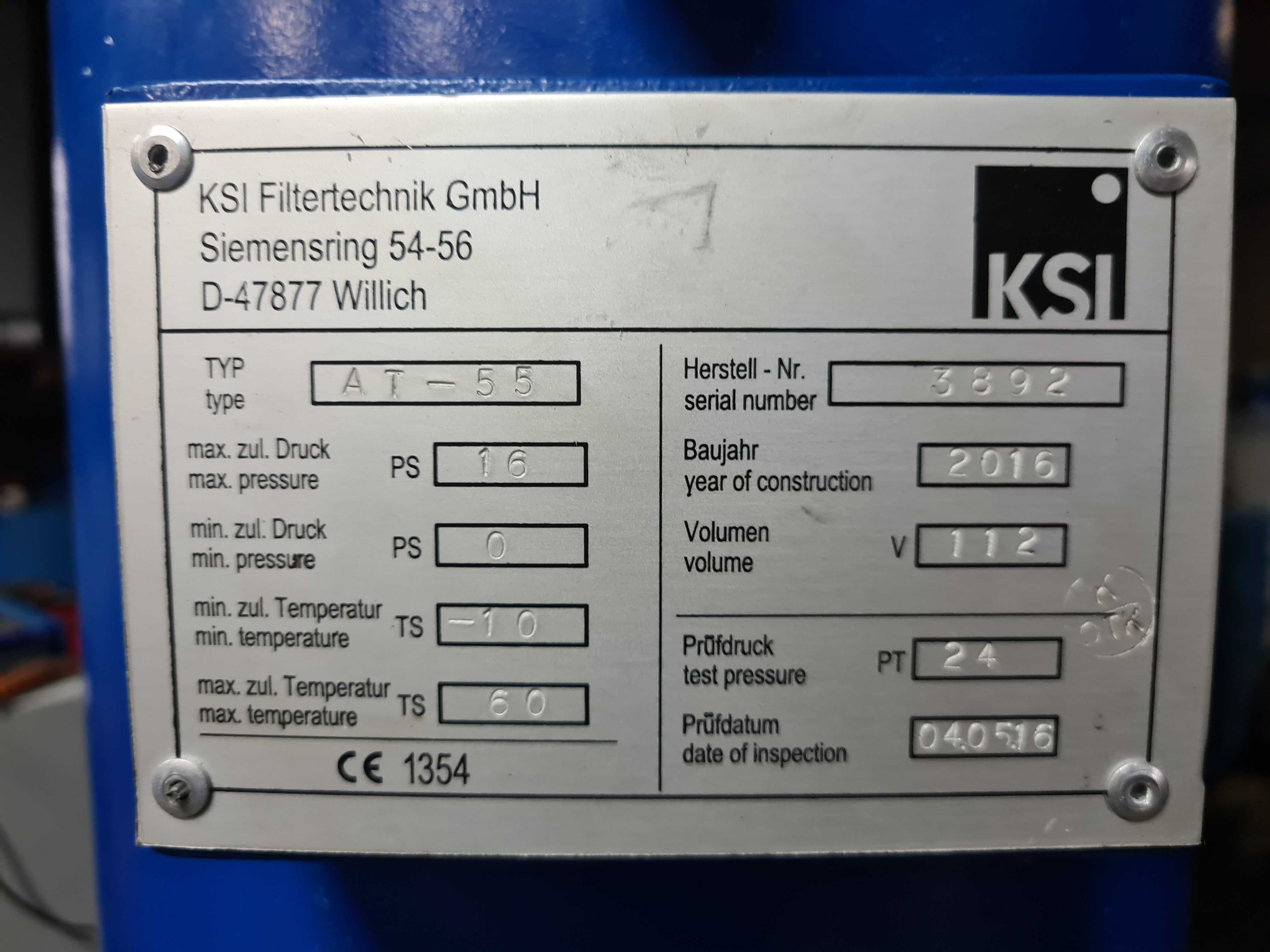Osuszacz adsorpcyjny ECOTROC ATK 55, 10m3/min, 2016r