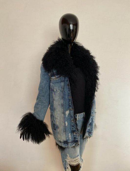 Парка с мехом лама