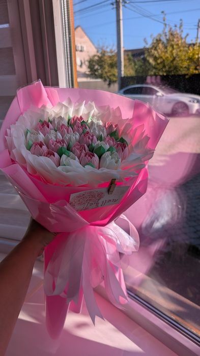 Зефірні букети/зефірні квіти/ зефірні композиції