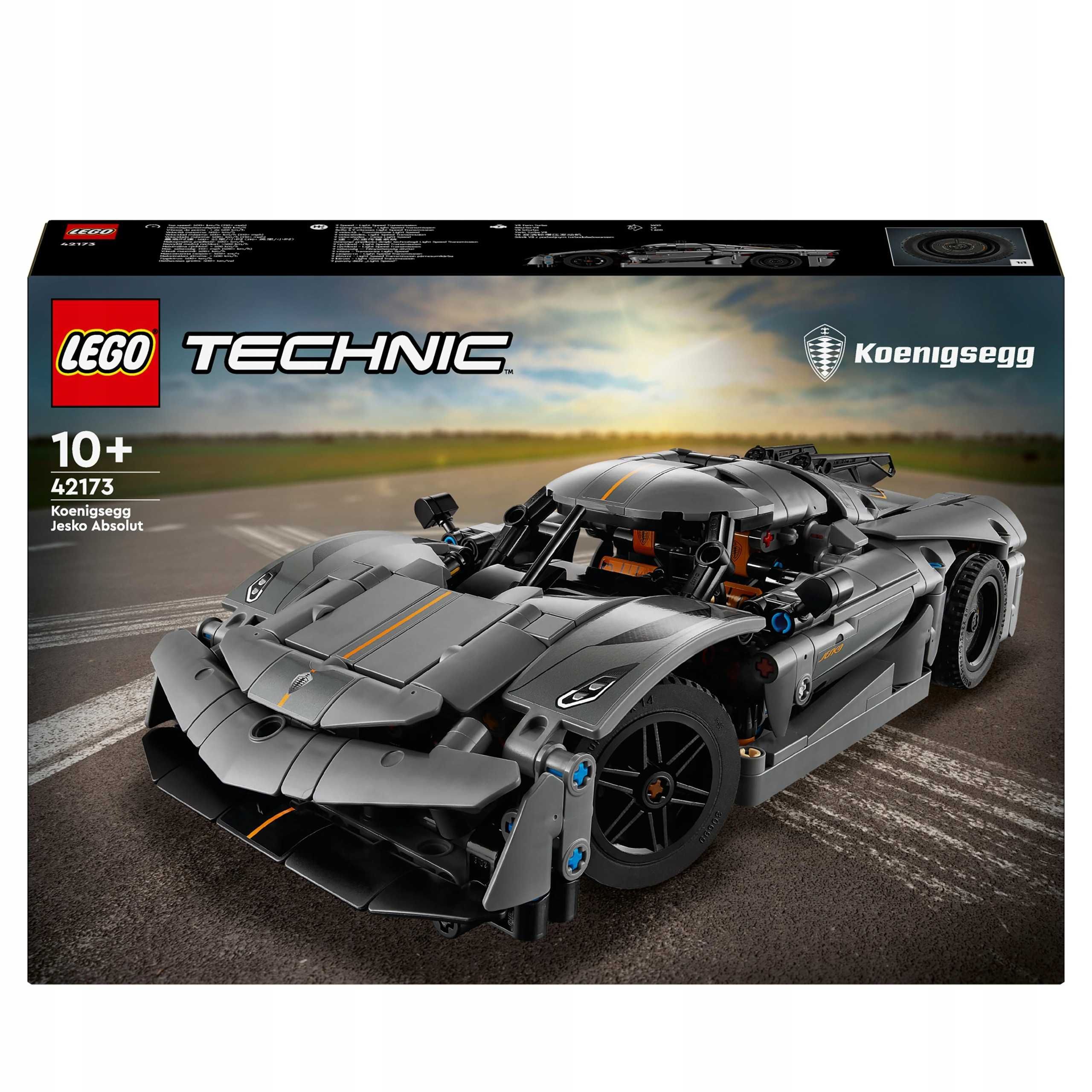Zestaw XL 3w1 LEGO Technic Dla Dzieci Koenigsegg Jesko Absolut 801 EL.