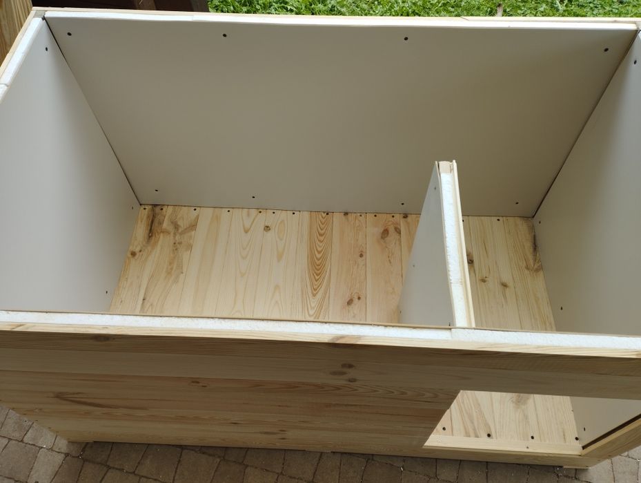 Buda dla psa ocieplona 140x80x80cm.