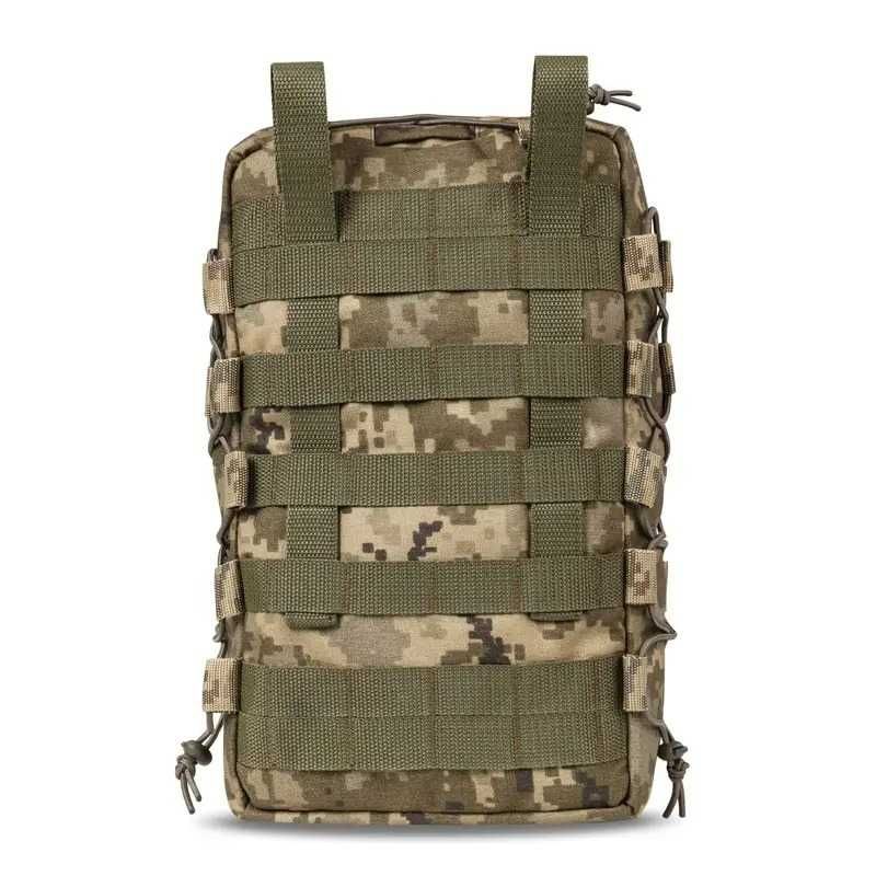 Тактичний рюкзак на 10л до плитоноски на MOLLE. Cordura 1000D. Піксель