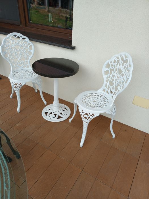 Żeliwny Komplet z Granitowym blatem