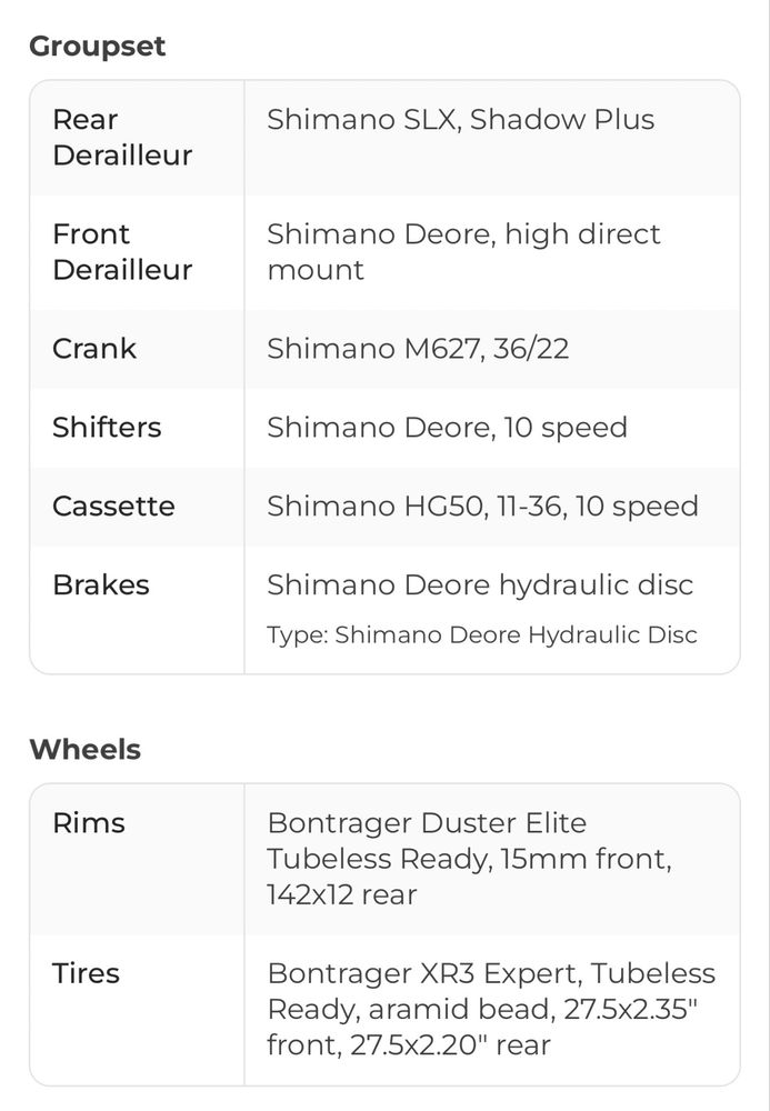 Trek Fuel EX7 full