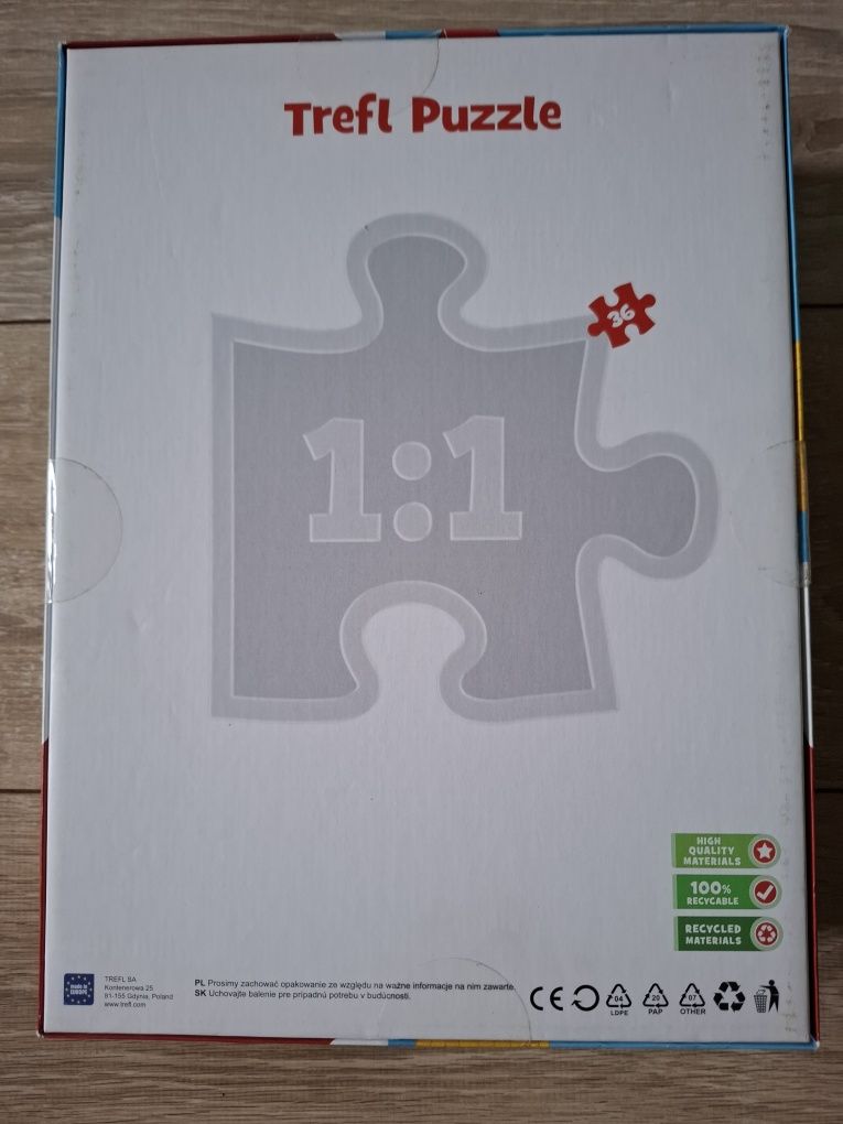 Puzzle Peppa gigant Trefl+gratis puzzle