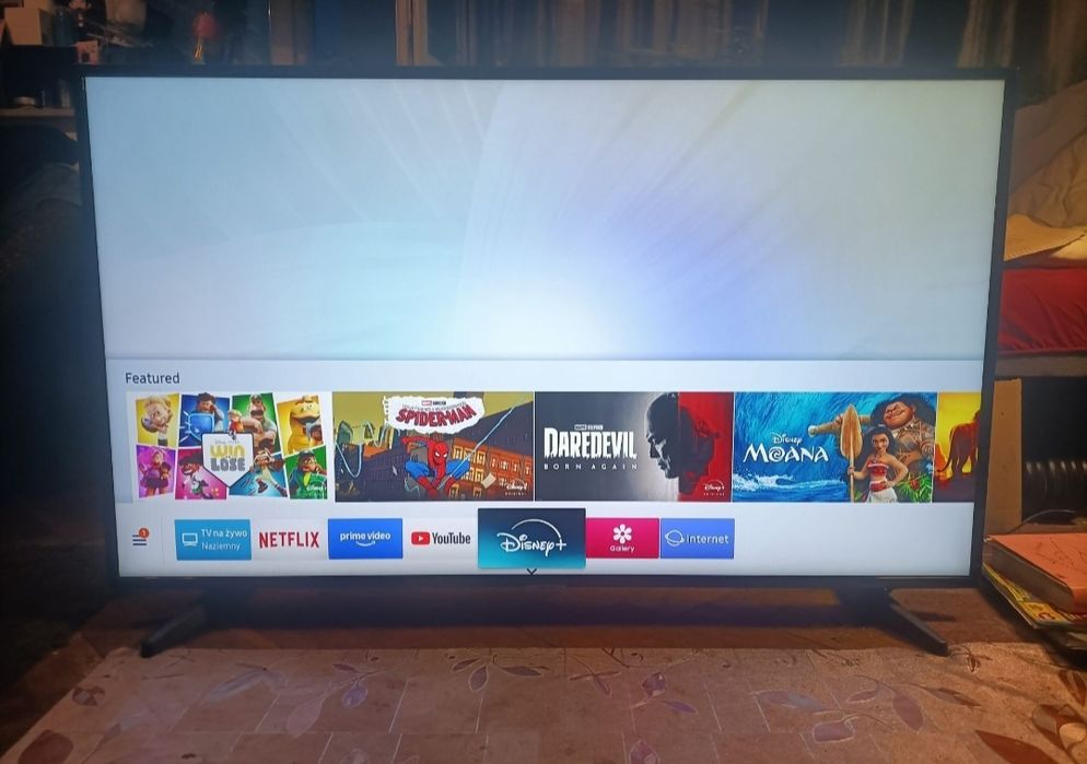 Tv Samsung 43" 4K SMART WiFi DVBT-2 Hevc UHD HDR telewizor LED Tizen