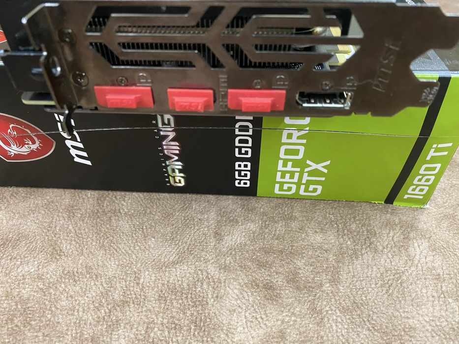 Видеокарта MSI GTX 1660 TI Gaming X 6G