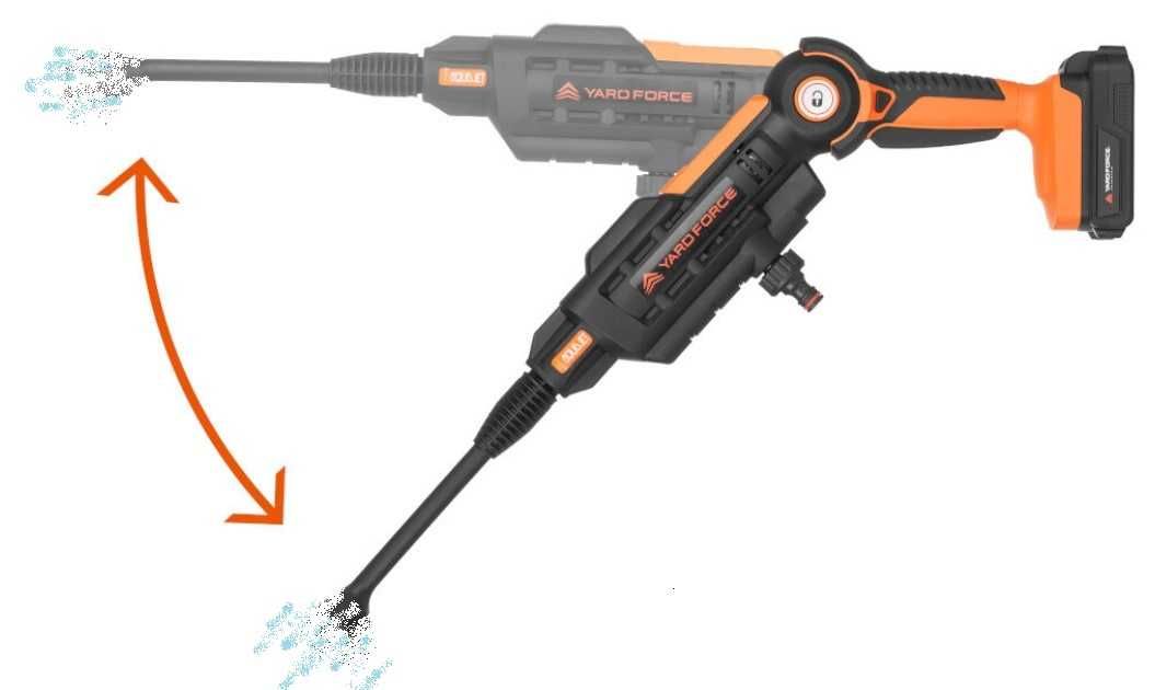 myjka akumulatorowa Yard Force Pressure Washer Aquajet 20 V LW C02
