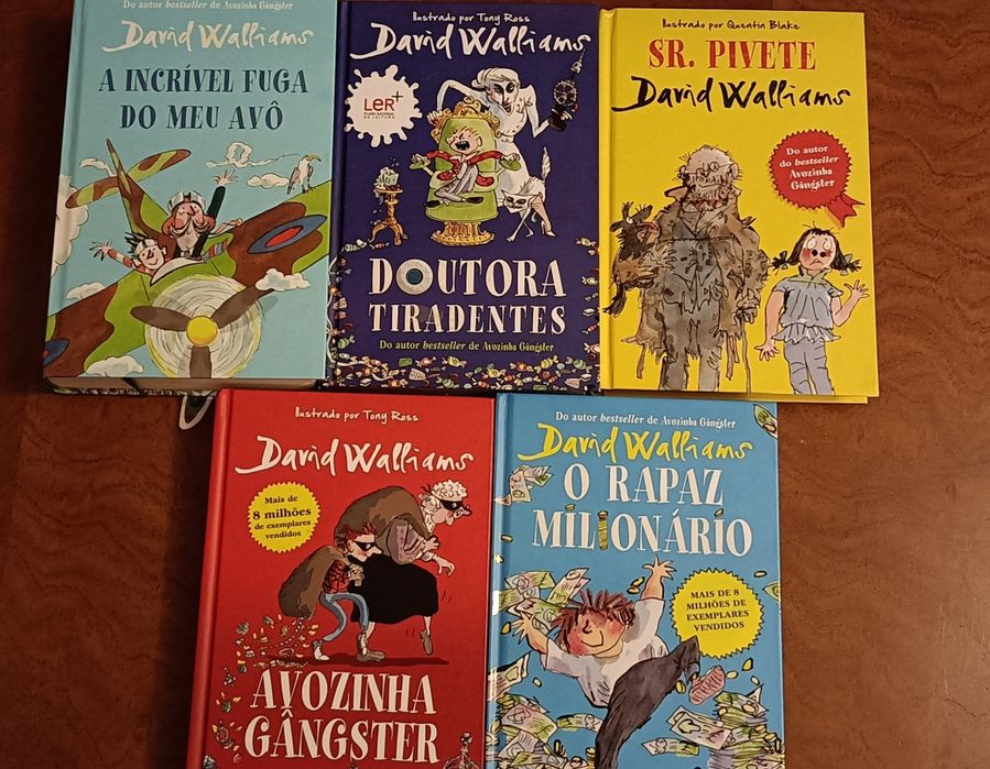 Coleção 5 livros de David Walliams