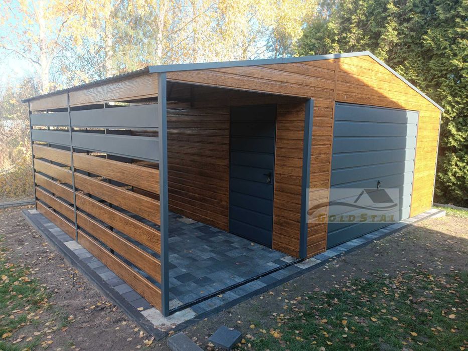 Garaż blaszany 8,5x6 6x5,5 6x6 6x5 4x6 7x6 4x5 3x5 9x6 AŻURY