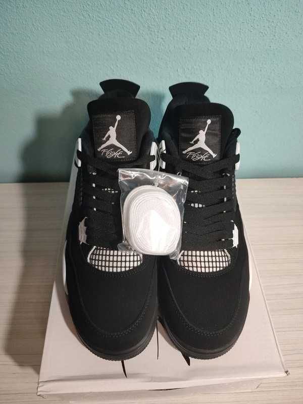 "Buty męskie Trampki" Nike Jordan 4 czarny FQ8138 r.43
