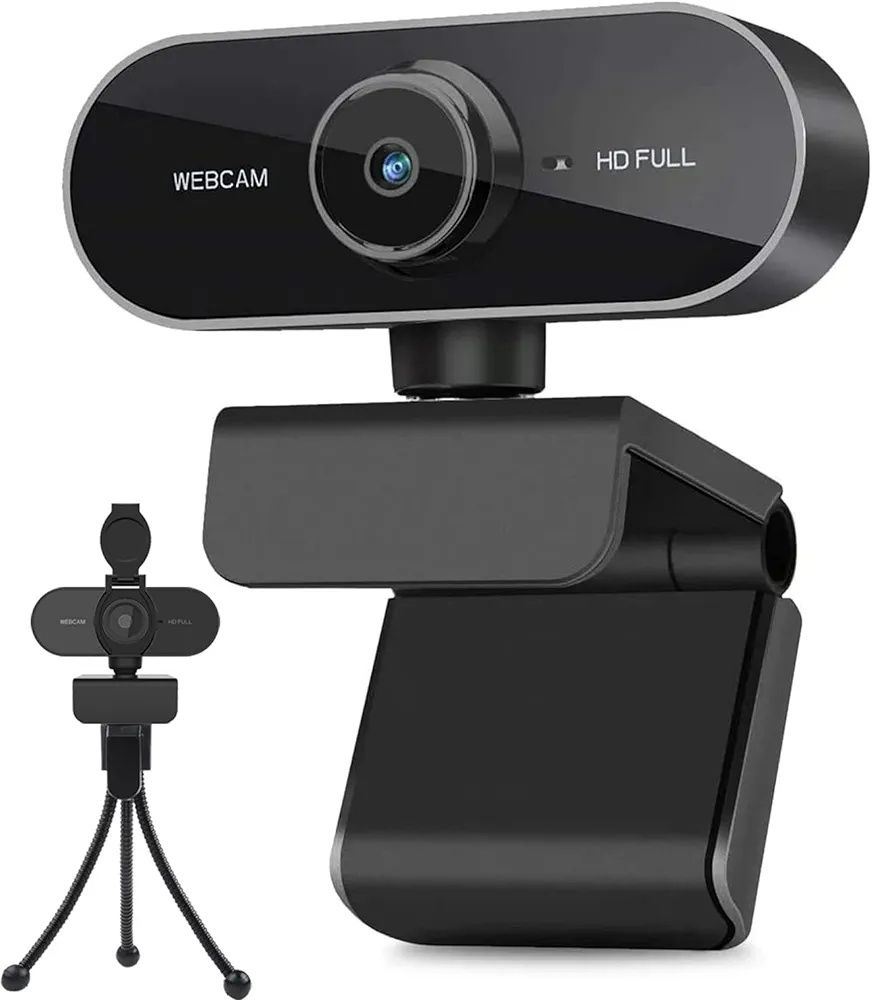 Kamera internetowa z mikrofonem i statywem benewy hd webcam 1080p pcw1