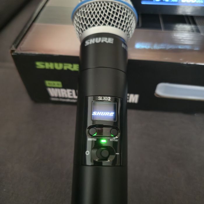 Shure SLXD4/B58 System bezprzewodowy z 2 mikrofonami ręcznymi Beta 58