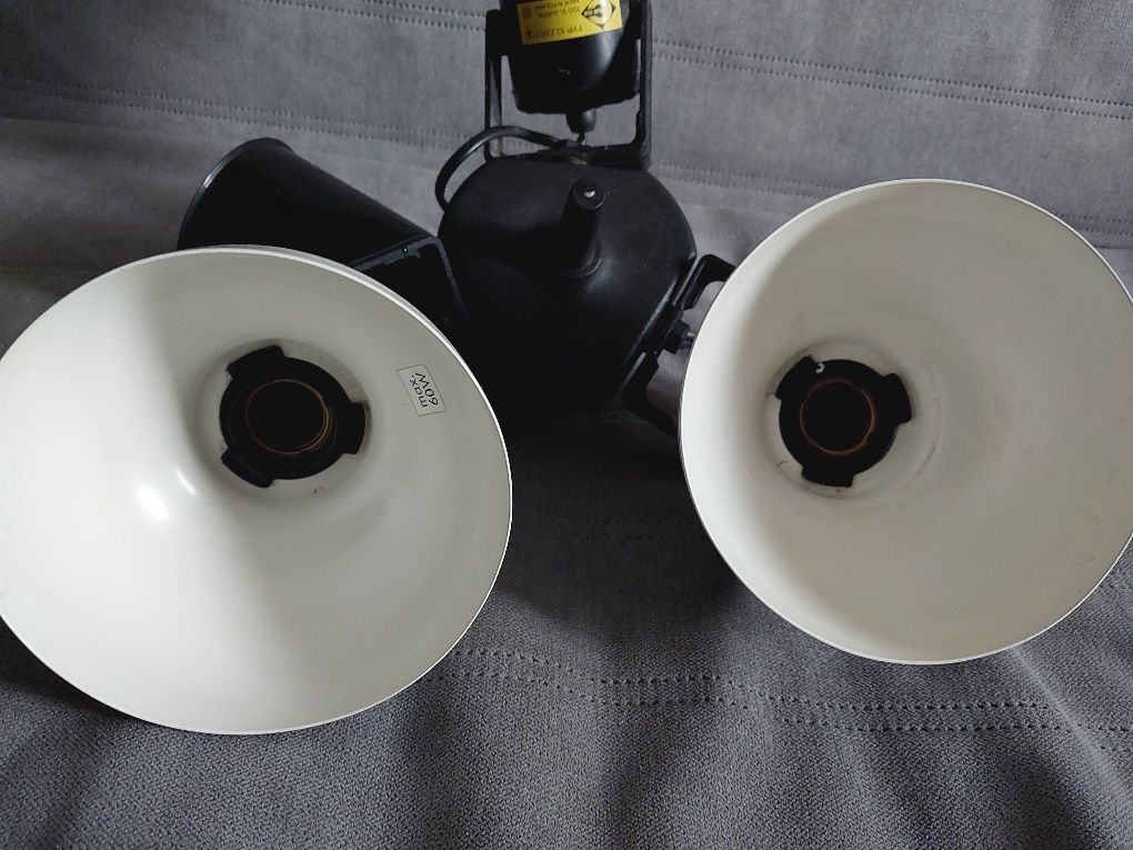 Lampa sufitowa Polam vintage PRL