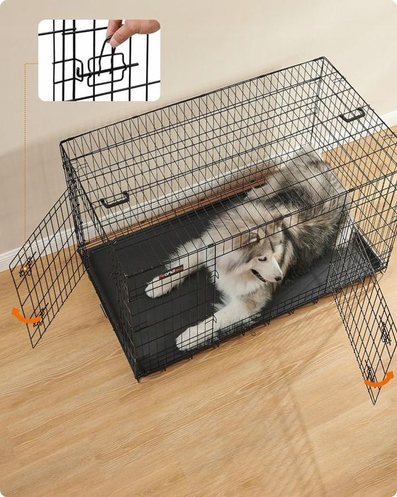 Klatka Kojec dla psa XXL Transporter Kennel 136 x 87 x 79 cm