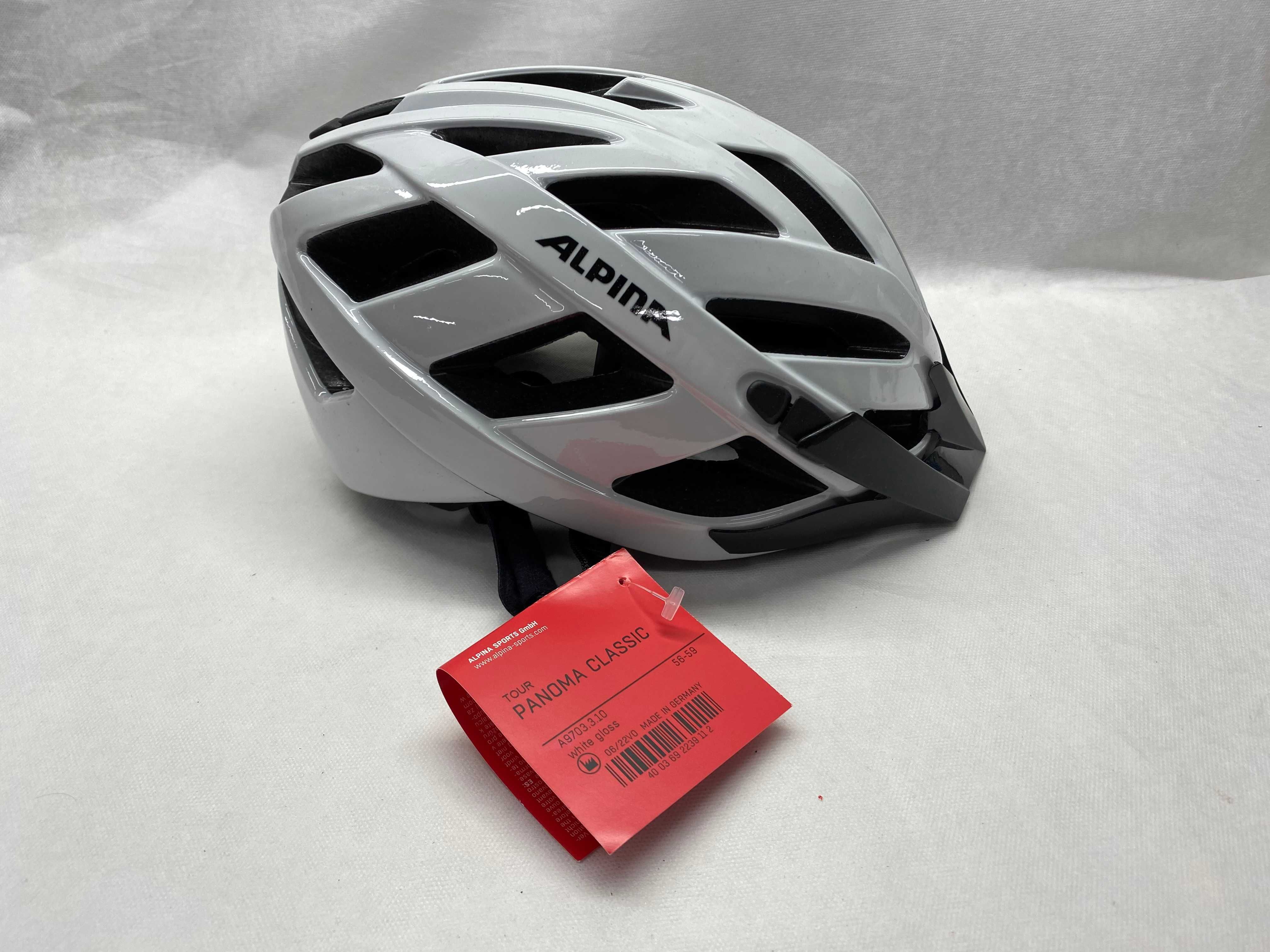 Kask rowerowy ALPINA PANOMA CLASSIC White 52-57