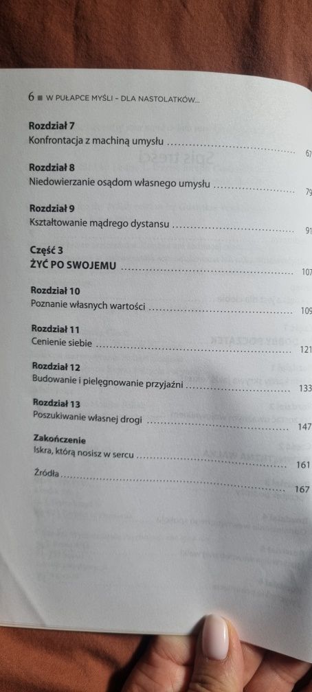 "W pułapce mysli - dla nastolatkow"