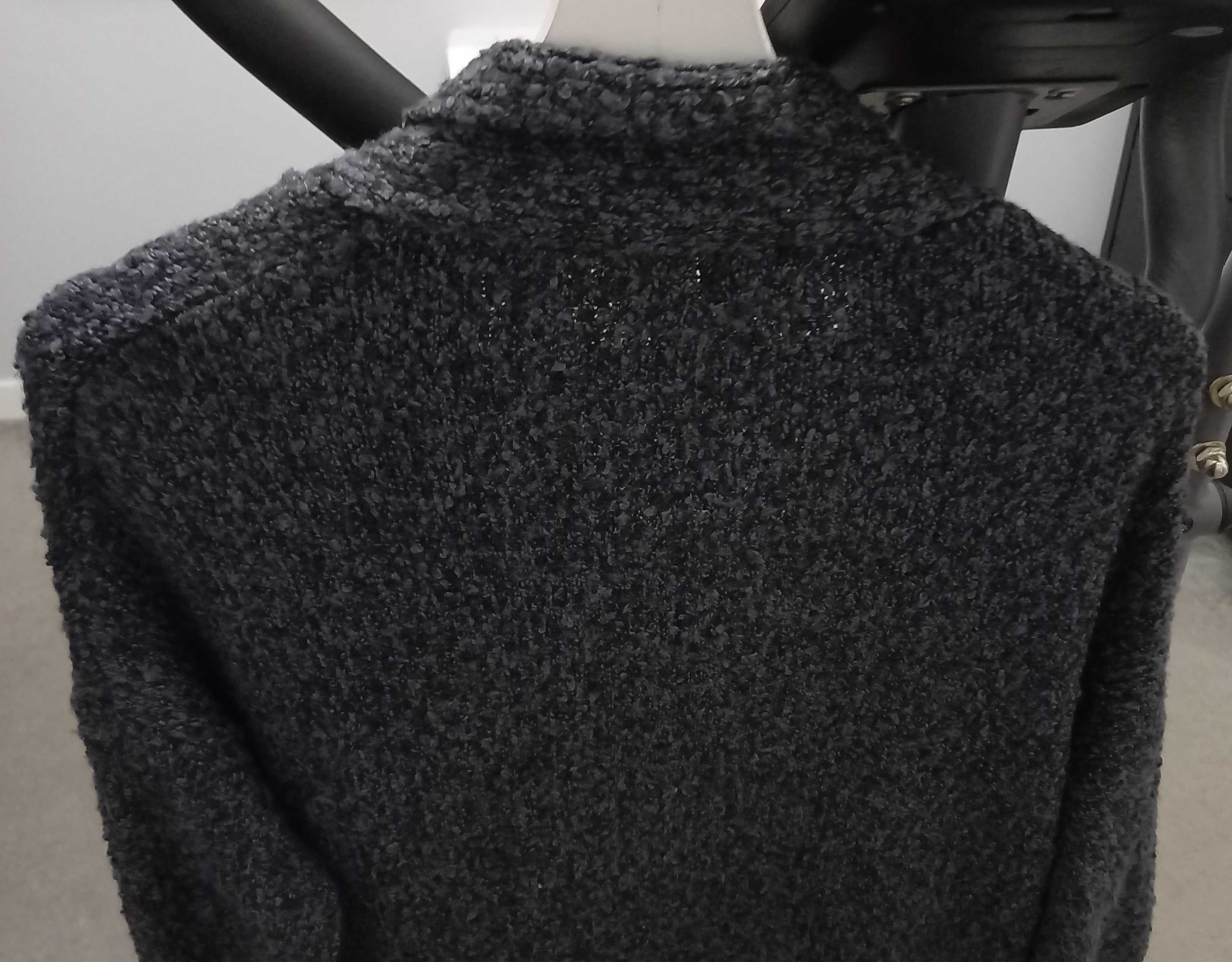 Granatowy kardigan sweter Reserved S 36