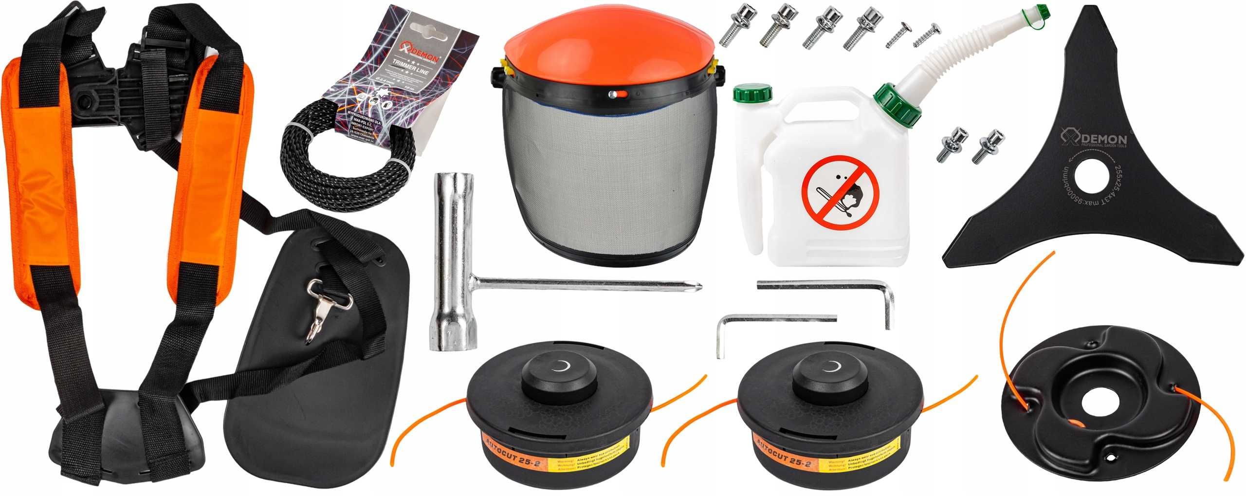 Kosa spalinowa wykaszarka do trawy DEMON RQ580 380 W+GRATIS!!