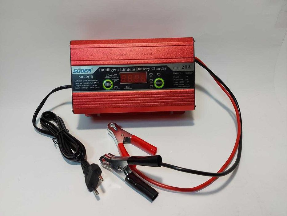 Зарядное устройство ML-20B для аккумуляторов LiFePO4, SLA, AGM 14,6V