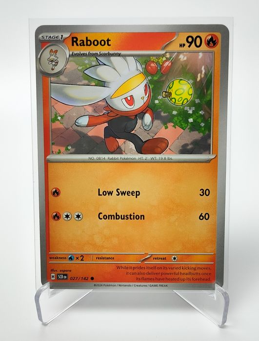 Raboot 027/142 karta pokemon Stellar Crown