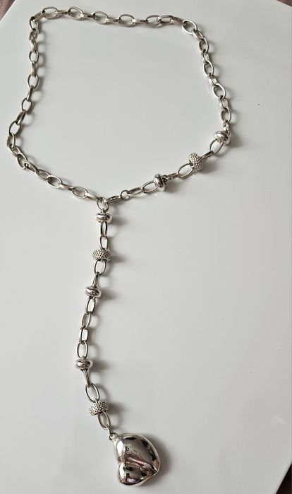 Naszyjnik srebrny serce