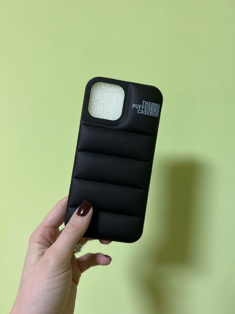 Новий чохол пуховик, puffer case iPhone 13 Pro Max
