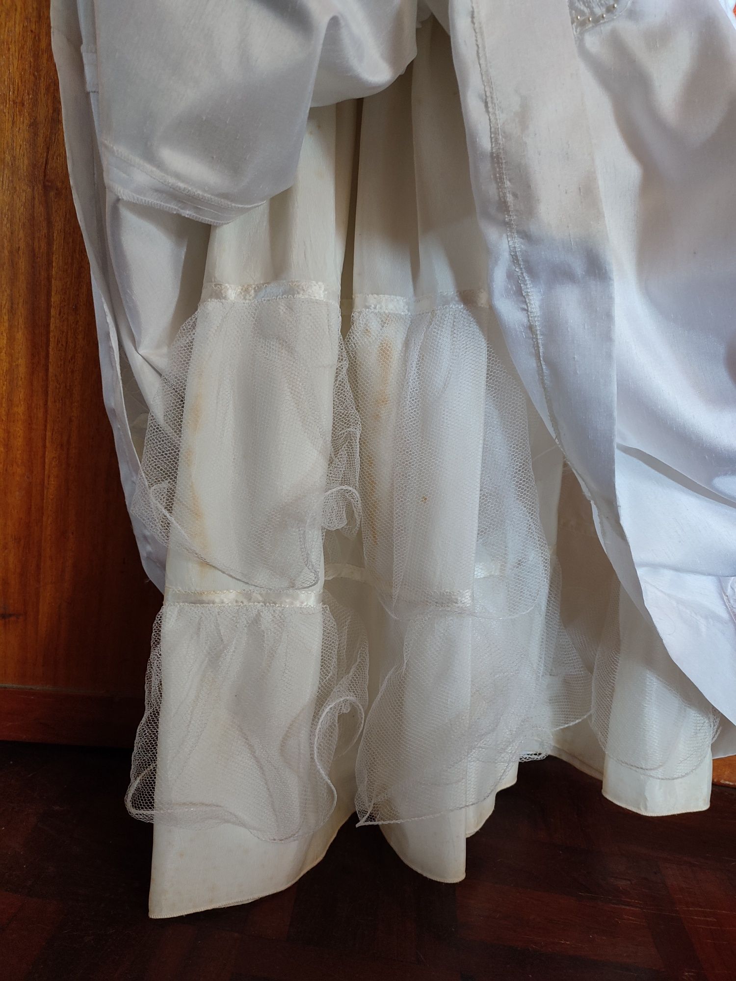 Vestido branco de comunhão tamanho 32