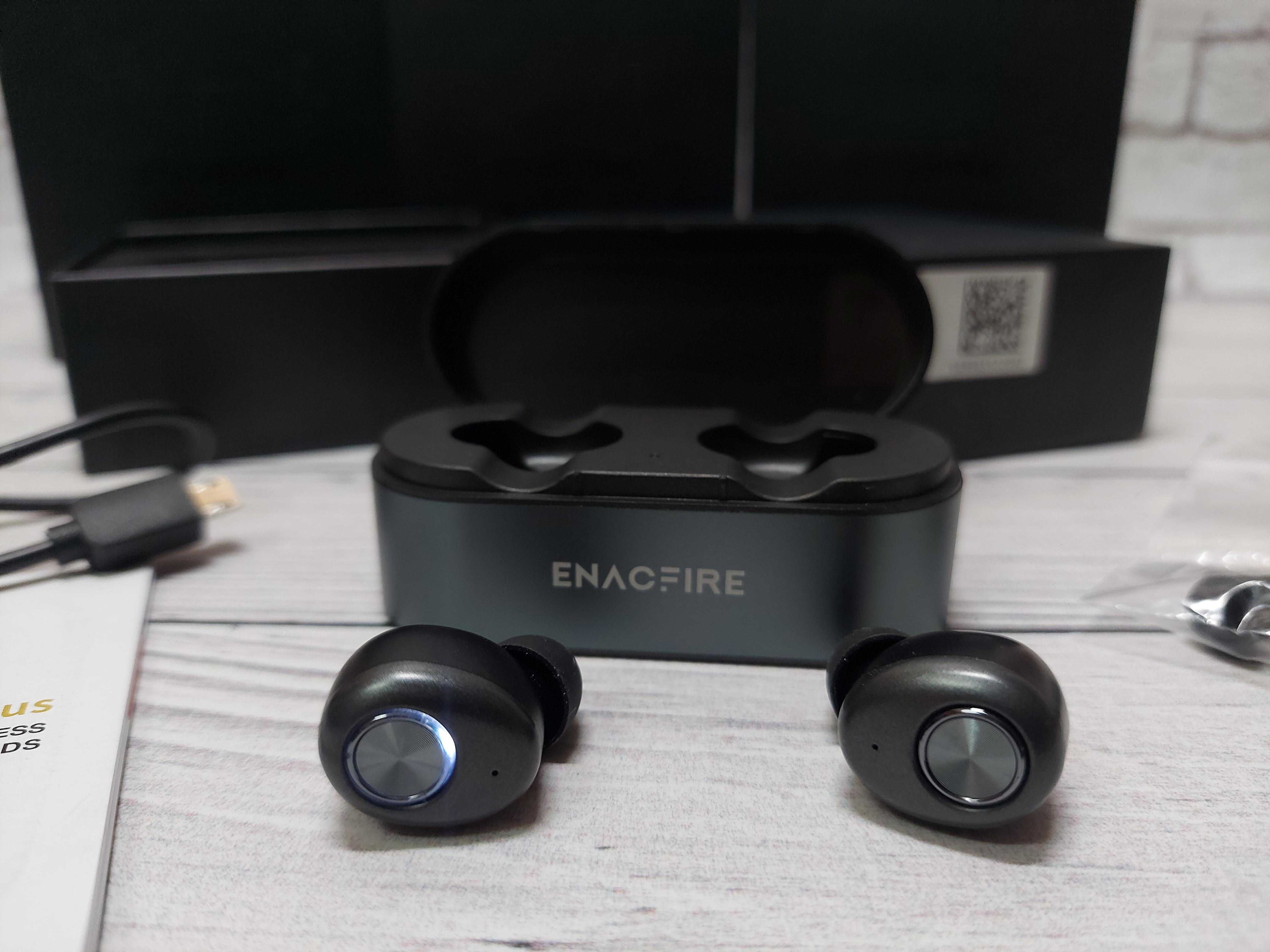Бездротові навушники Enacfire E18 Остання версія Bluetooth 5.0