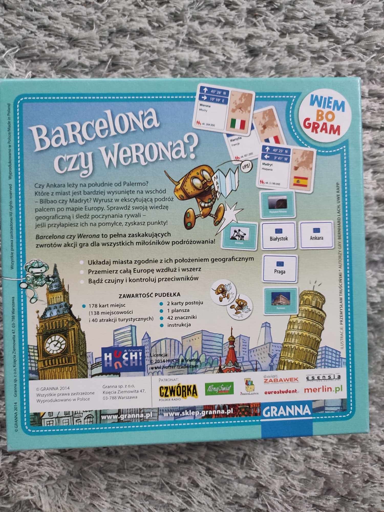 Gra planszowa Barcelona czy Werona