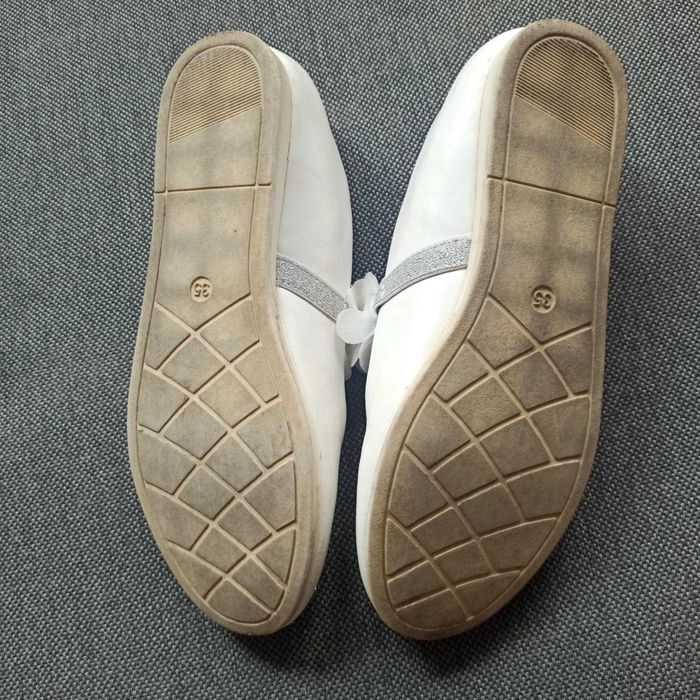 Graceland r. 35 balerinki, czółenka, baletki półbuty białe